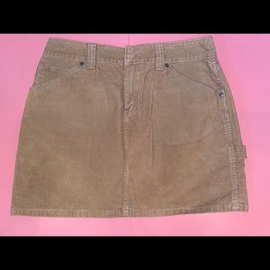 J Crew corduroy mini skirt